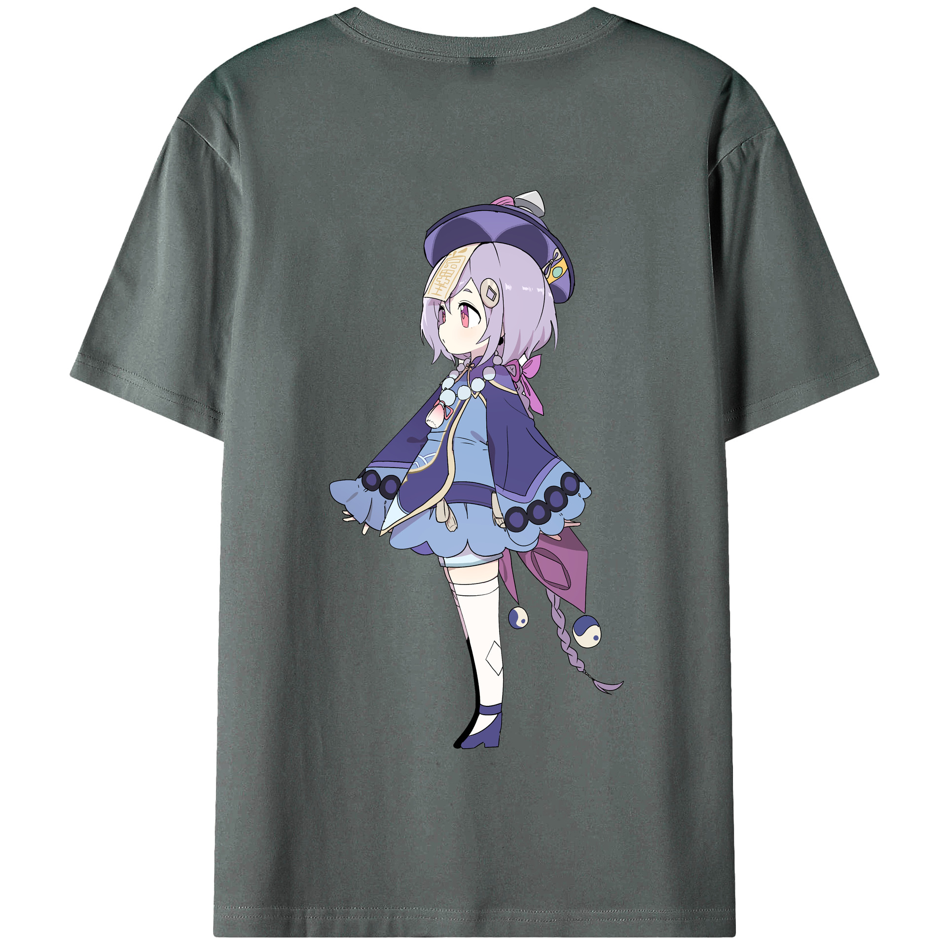 げんし神 七七 なな  genshin Nana 綿100％半袖Tシャツ（背面プリント）